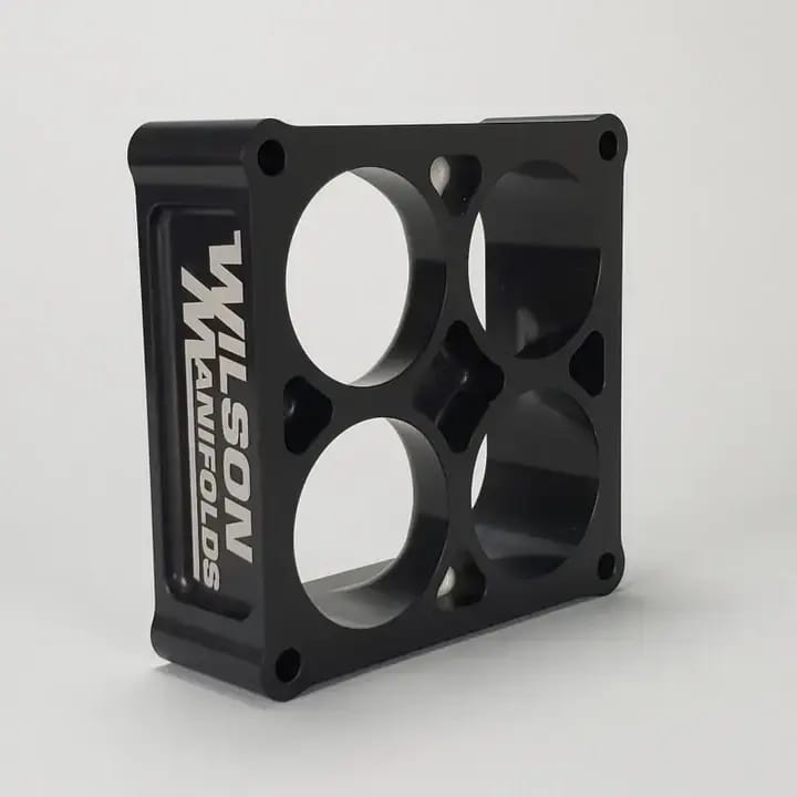 Wilson Manifolds 2.00" Tapered Lightweight Carburetor Spacer 4500 2.375" Bore thumbnail 2