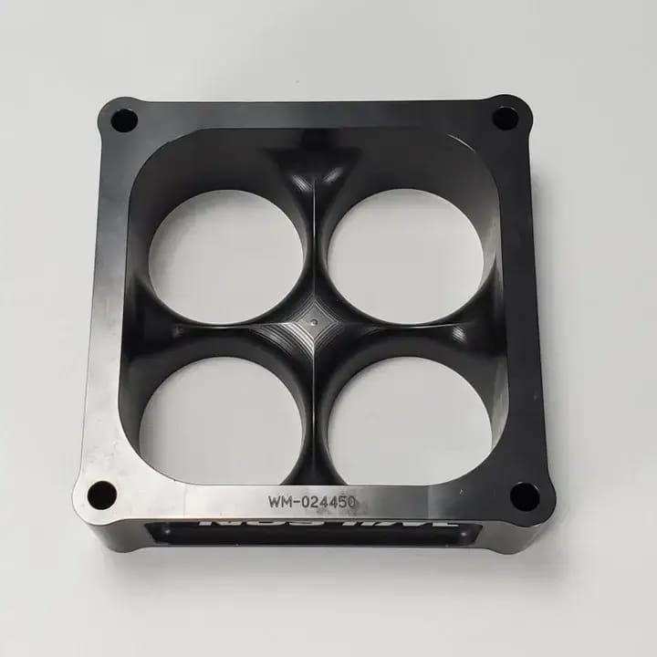 Wilson Manifolds 2.00" Tapered Lightweight Carburetor Spacer 4500 2.375" Bore thumbnail 4