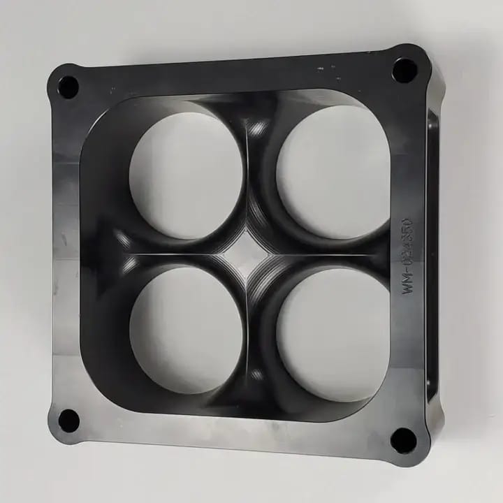 Wilson Manifolds 2.00" Tapered Lightweight Carburetor Spacer 4500 2.250" Bore thumbnail 4