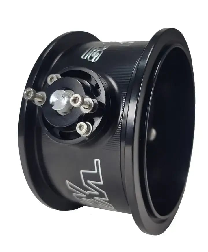 Wilson Manifolds 123MM Billet Hi-Boost V-Band Throttle Body - Anodized Black thumbnail 2