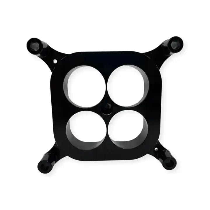 Wilson Manifolds Open Lightweight 4150 4-Hole Tapered Carburetor Spacer 1.00" thumbnail 2