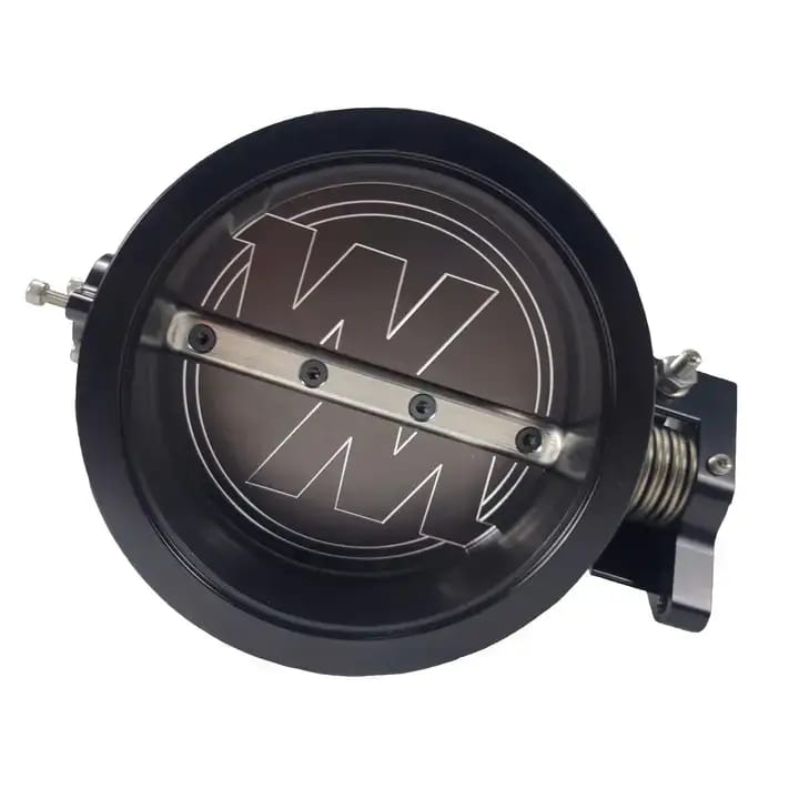 Wilson Manifolds 123MM Billet Hi-Boost V-Band Throttle Body - Anodized Black thumbnail 3