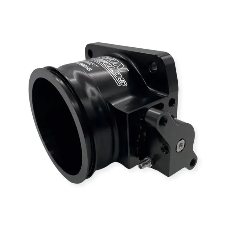 Wilson Manifolds 90MM Billet Throttle Body Dual Seal Clamp - Anodized Black thumbnail 3