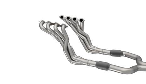 Cadillac CT5-V 2022+ Headers & Green Catted X-pipe connects to OEM mufflers 3" thumbnail 2