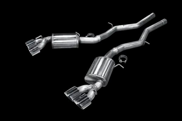 ARH Camaro 6th Gen 2016+ Long Tube Headers With Full Catted or Non-Catted X-Pipe and Quad Exit Polished Catback thumbnail 2