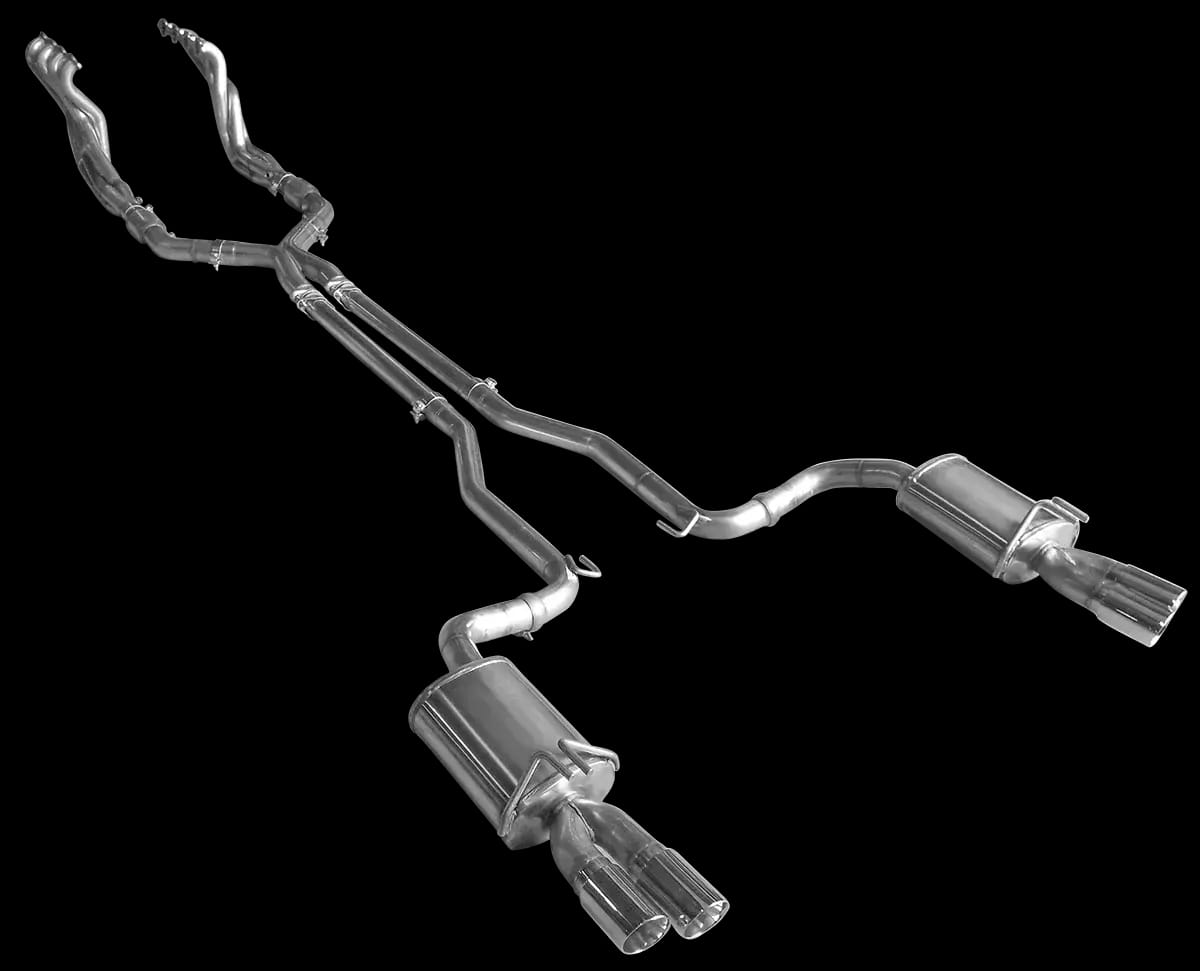 ARH Chevy SS 2014+ Long Tube Headers & Catted or Non-Catted X-Pipe with Quad-Exit Polished Catback thumbnail 2