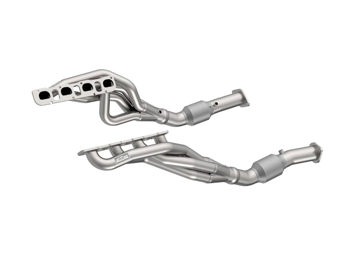 Dodge Ram TRX 2021+ 1 7/8" x 3" Long Tube Headers & High Output Green Catted Connections