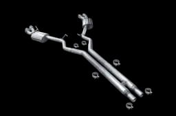 ARH Ford Mustang S550 2018 2-1/4" x 2-1/2" Catback With Quad Stainless Steel Tips
