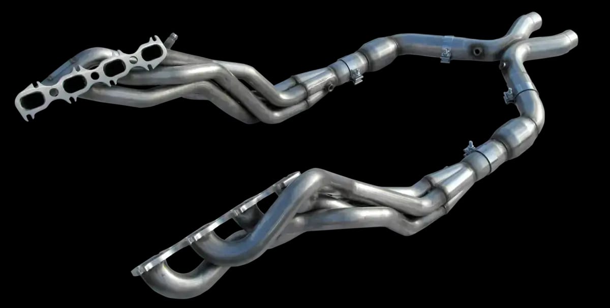 ARH Shelby GT500 Mustang 2011-2014 2" x 3" Long Tube Headers With Non Catted H Pipe