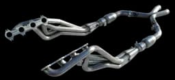 ARH Ford Mustang 3 Valve 2005-2010 1-3/4" x 3" Long Tube Headers & Non Catted H-Pipe