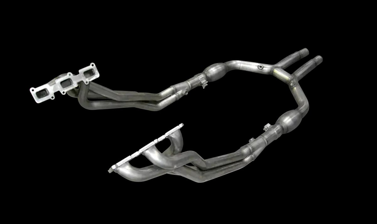 ARH Ford Mustang V6 2011-2014 1-3/4" x 2-1/2" Long Tube Headers & Non Catted H-Pipe