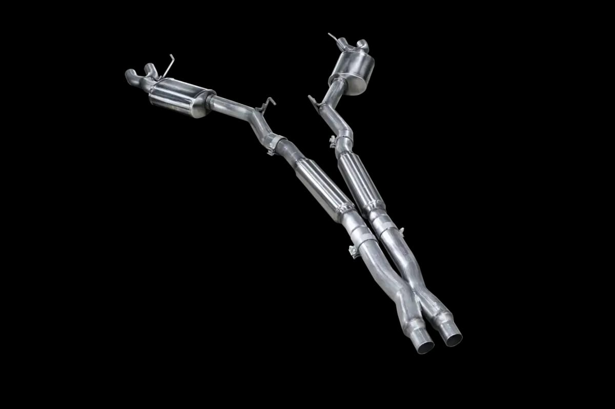 ARH Shelby GT350 Mustang 2016+ 3" x 3" Catback With Quad Stainless Steel Tips