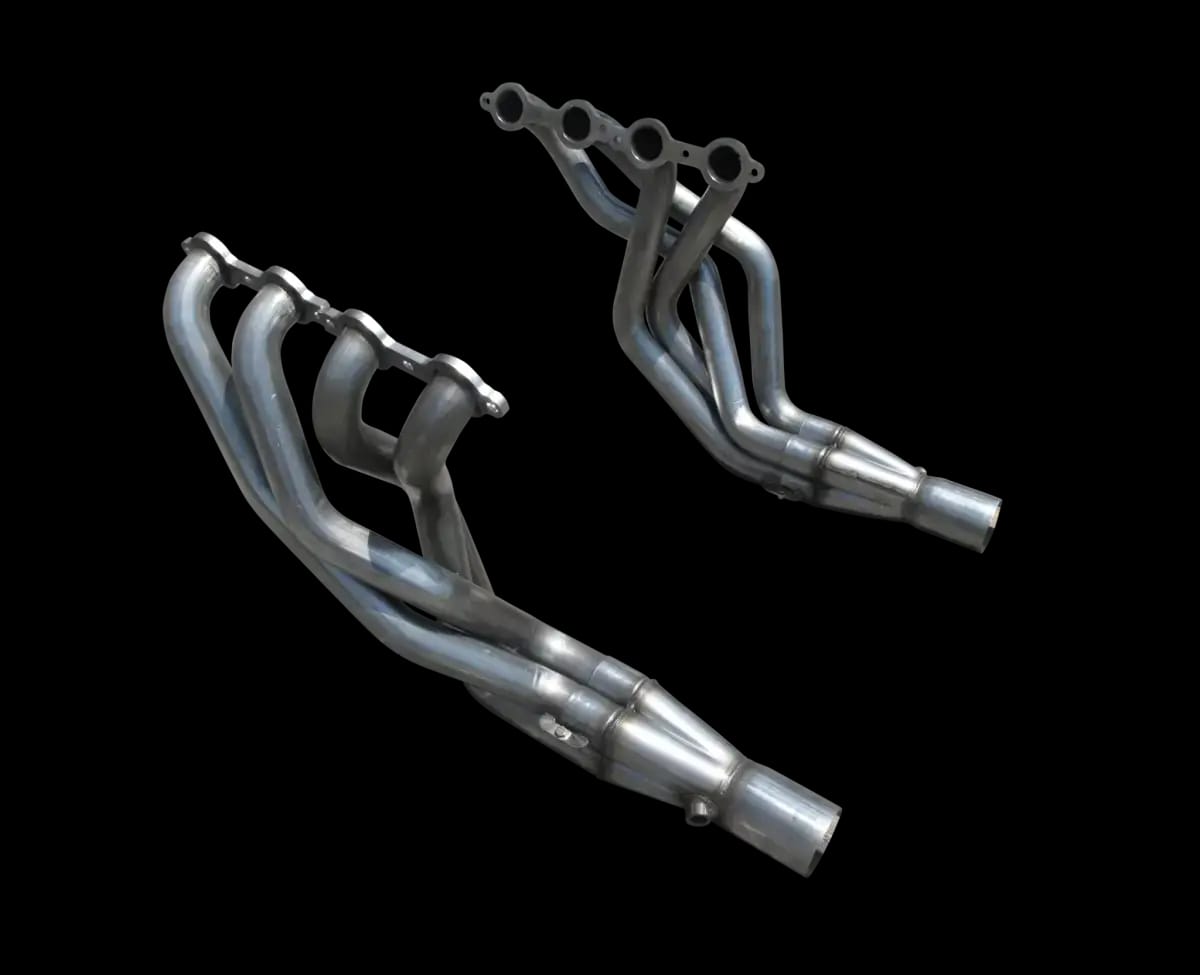 ARH Ford Mustang Foxbody LS Swap 1979-1993 1-3/4" x 3" Long Tube Headers & Non Catted Connection Pipes