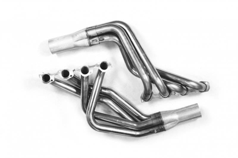 Ford Mustang 1979-1993 / Mercury Capri 1979-1986 Kooks Long Tube Headers Inline "Stock" Bolt Pattern w/ Adapter Plates 351 SBF Foxbody 1-7/8" X 3-1/2" (9.5 Deck) thumbnail 2
