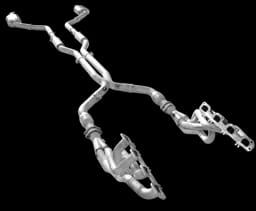 ARH Chrysler 300 5.7L 2009-2014 2" x 3" Long Tube Headers & Full Catted X-Pipe With Dual Stainless Steel Tips