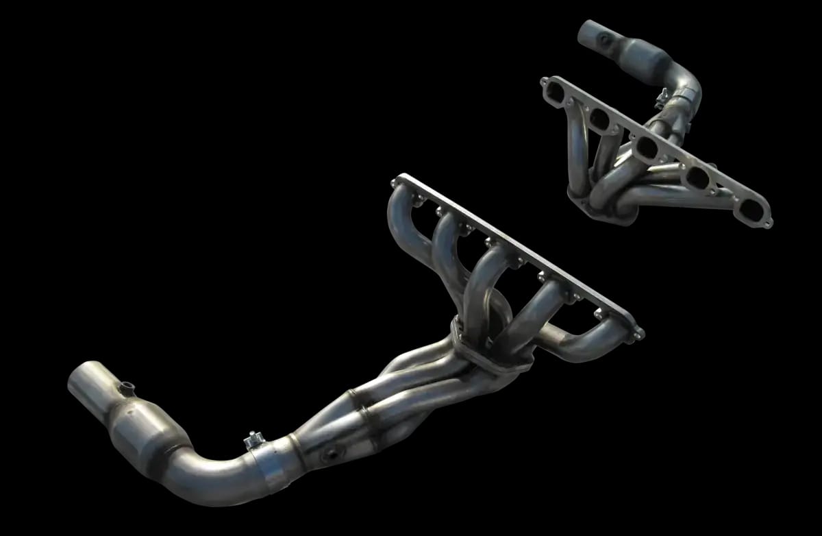 ARH Dodge Viper 8.4L 2013-2017 1-3/4" x 3" Long Tube Headers & Full Catted Connection Pipes With Stainless Steel Side Exit Exhaust