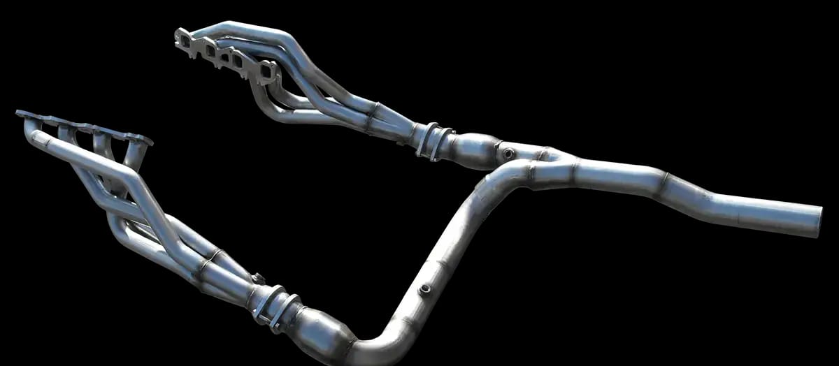 ARH Dodge Ram 2500 2009-2013 1-3/4" x 3" Long Tube Headers & Catted Y-Pipe 