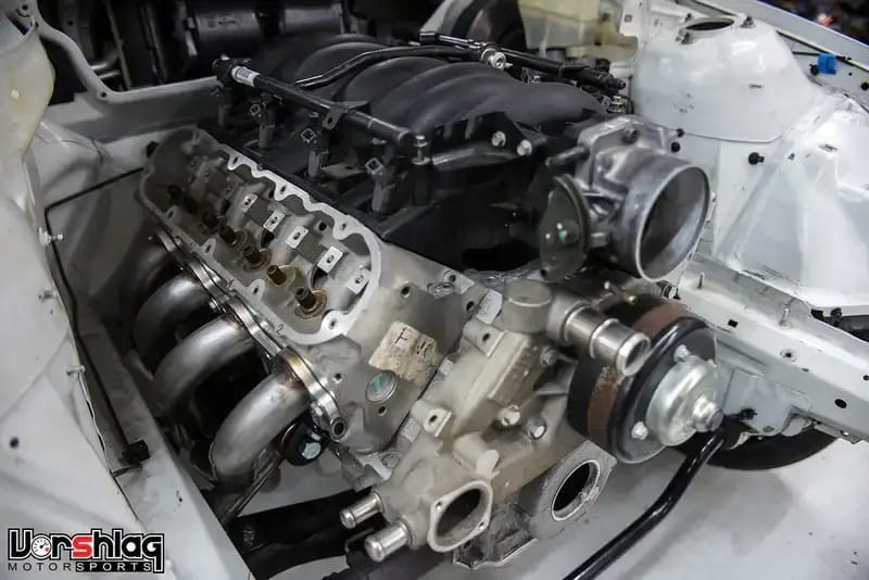 ARH BMW E46 M3 LS1 Swap 1-3/4" x 3" Long Tube Headers thumbnail 4