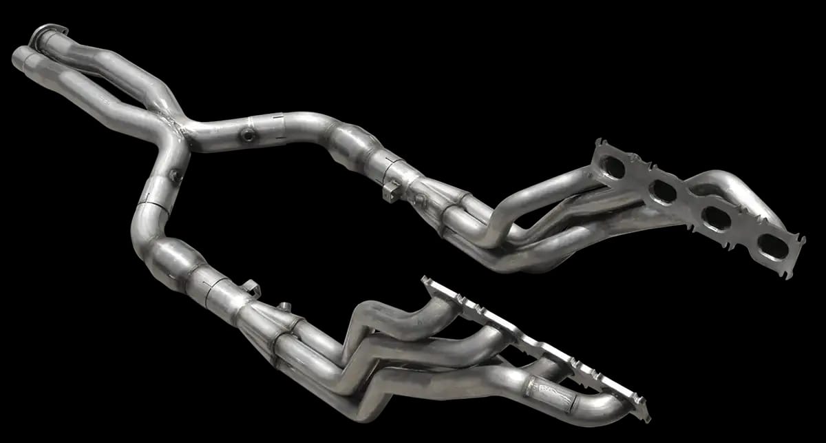 ARH Mercedes CLK63 / Black Series 2007-2009 1-7/8" x 3" Long Tube Headers & Non Catted X-Pipe 