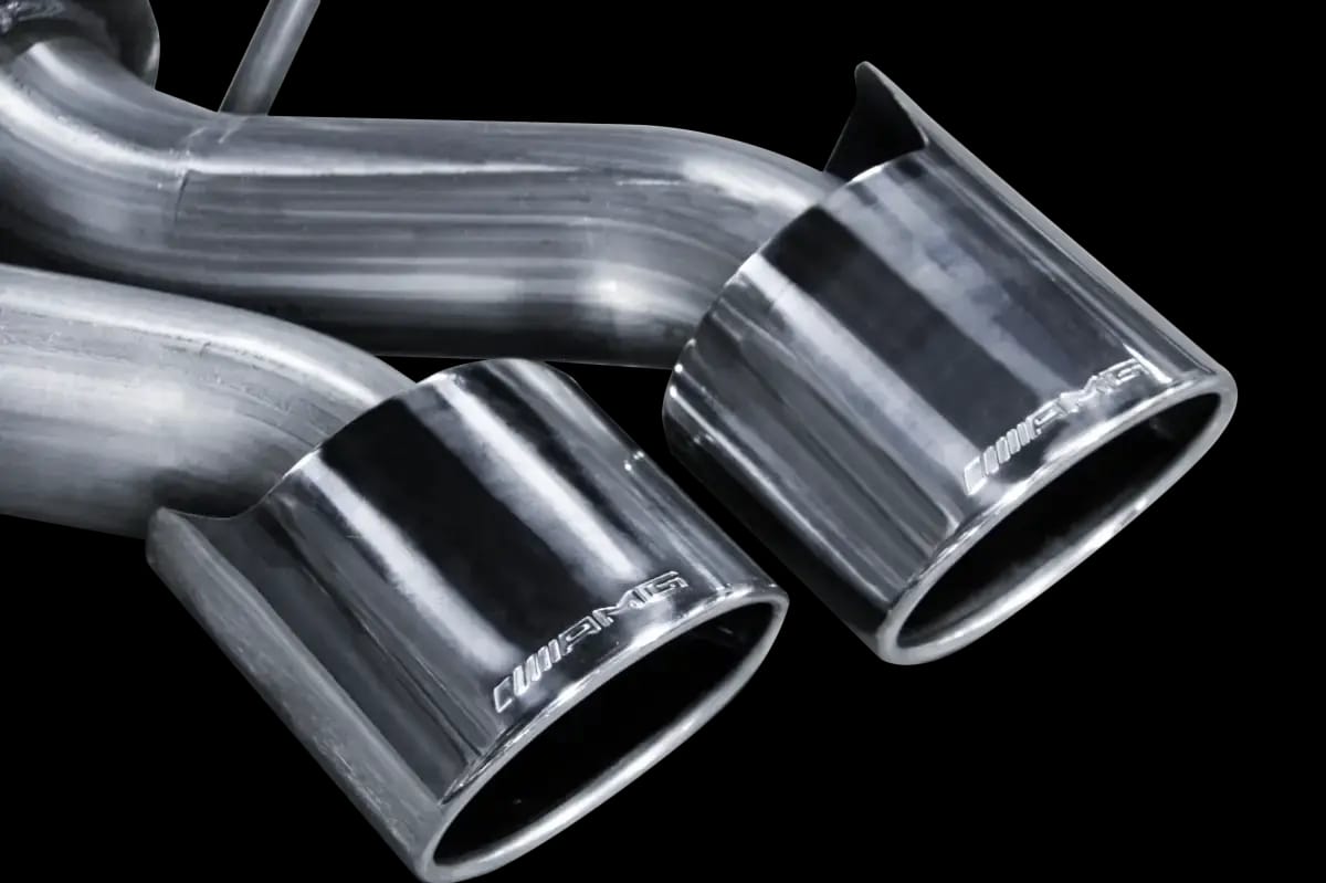 ARH Mercedes C63 2008-2015 Catback With Quad Stainless Steel Tips thumbnail 2