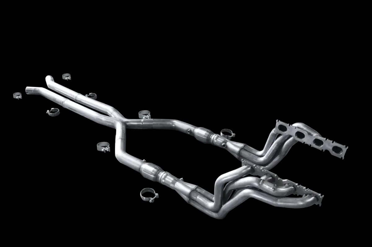 ARH Mercedes E63 2010-2011 1-7/8" x 3" Long Tube Headers & Catted X-Pipe 