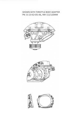 Nick Williams Electronic Drive-By-Wire LS 120mm Throttle Body - Black thumbnail 8