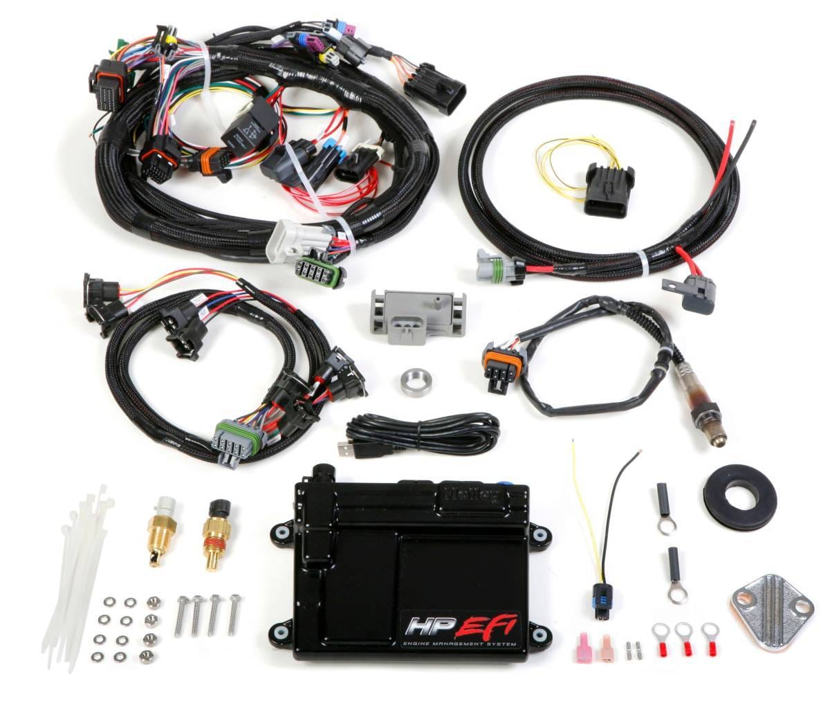Holley HP EFI ECU and Harness Kit for Universal V8 with EV1 Connectors - Bosch O2 Sensor thumbnail 2