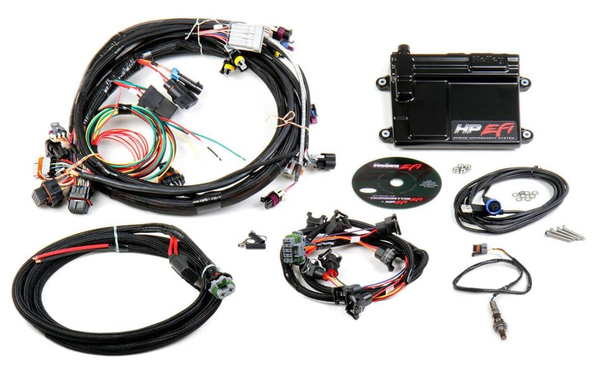 Holley HP EFI ECU and Harness Kit for LS1 LS6 24x with EV1 Connectors - NTK O2 Sensor thumbnail 2