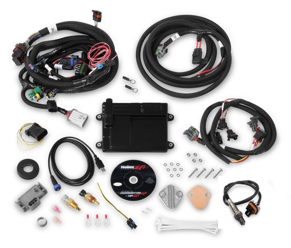 Holley HP EFI ECU and Harness Kit Universal Ford V8 with EV1 Connectors - Bosch O2 Sensor thumbnail 2