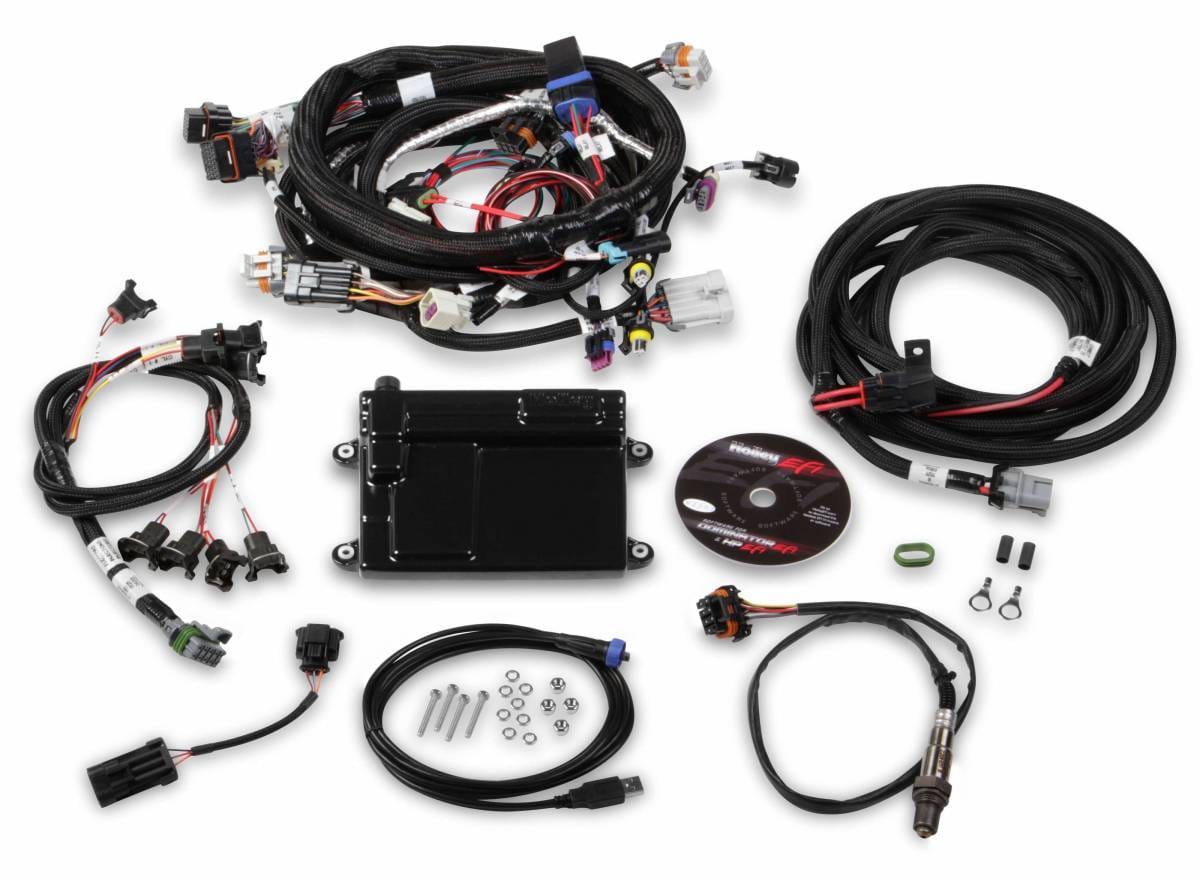 Holley HP EFI ECU and Harness Kit for LS2 LS3 LS7 58x with EV1 Connectors - Bosch O2 Sensor thumbnail 2