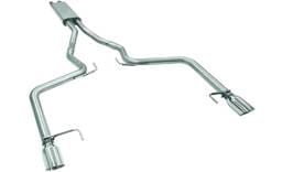 Bassani Ford Mustang 2015-17 V6 3.7L 2.5" Mid Muffler Catback With Dual Stainless Steel Tips