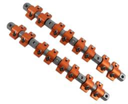 Harland Sharp Big Block Mopar 7/8" Shaft Mount Roller Rocker Arms, 1.5 Ratio, for TFS Powerport Heads and Edelbrock RPM
