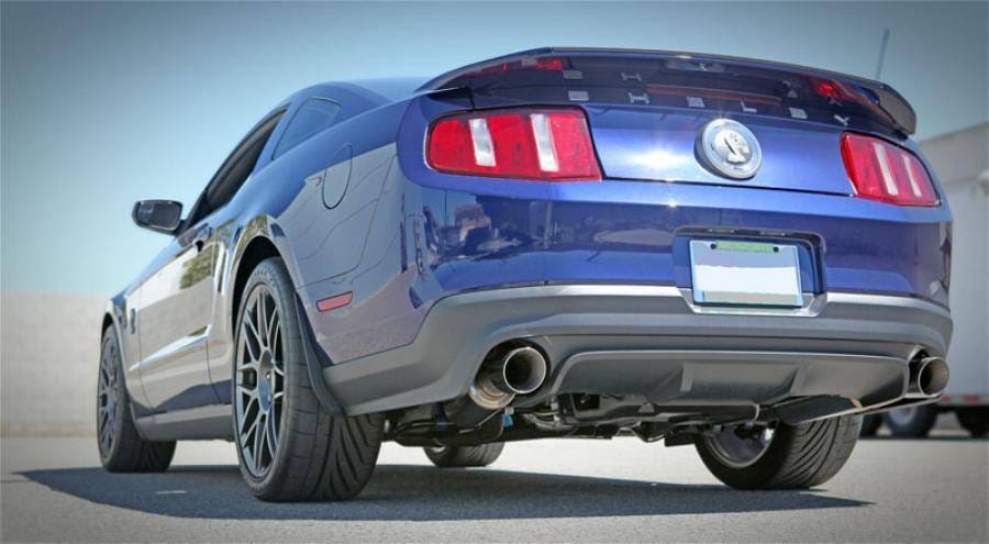 Bassani Ford Mustang GT500 2011-2012 5.4L 3" Axle Back With Dual Stainless Steel Tips thumbnail 2