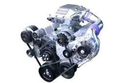 Universal Small Block Chevy Carbureted Vortech Supercharger - V-2 Si Satin