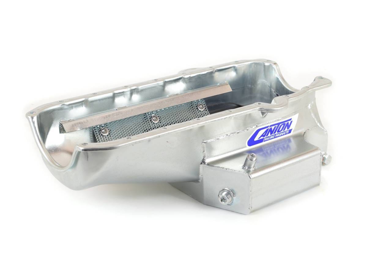 Pre-1980 Small Block Chevy Shallow Circle Track 12" Long Sump Canton Race Oil Pan thumbnail 2
