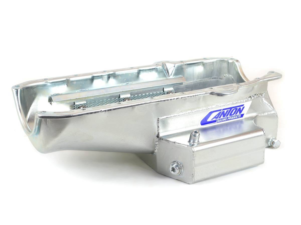 1980-1985 Small Block Chevy Shallow Circle Track 12" Long Sump Canton Race Oil Pan