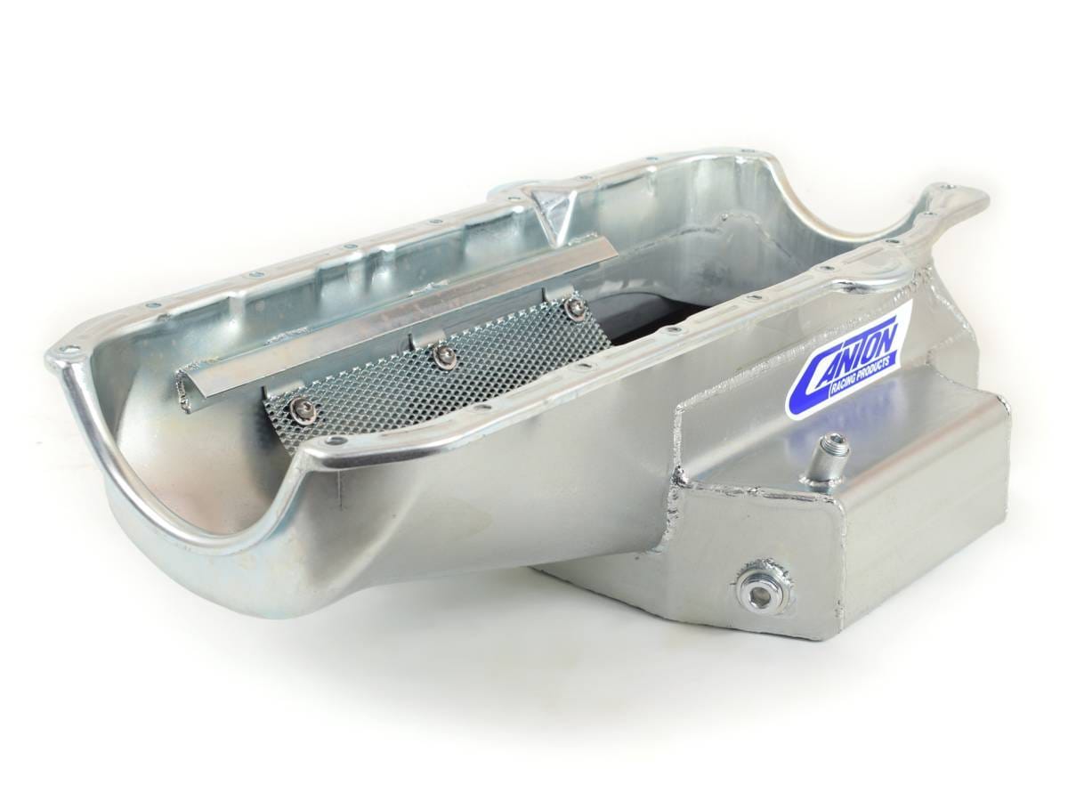 1980-1985 Small Block Chevy Shallow Circle Track 12" Long Sump Canton Race Oil Pan thumbnail 2
