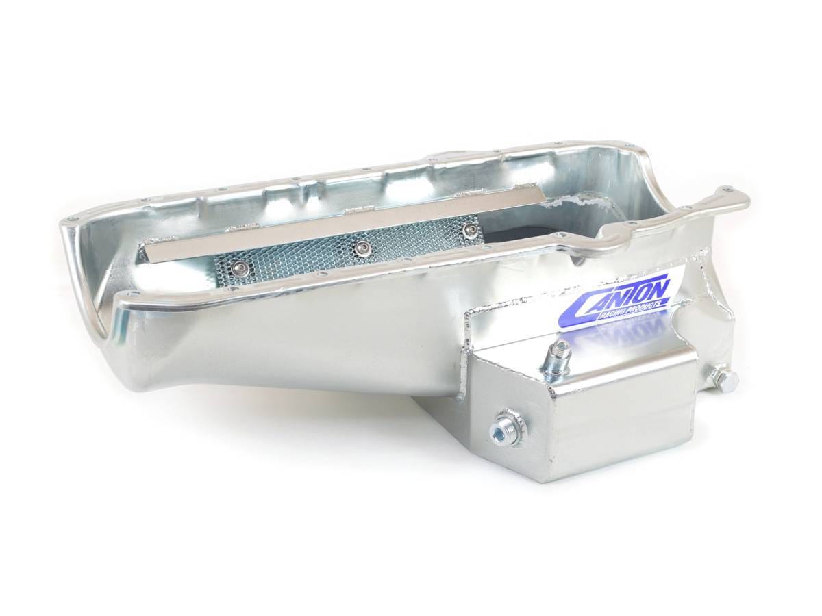 Pre-1980 SBC Circle Track 10.5" Long Wet Sump Canton Race Oil Pan thumbnail 2