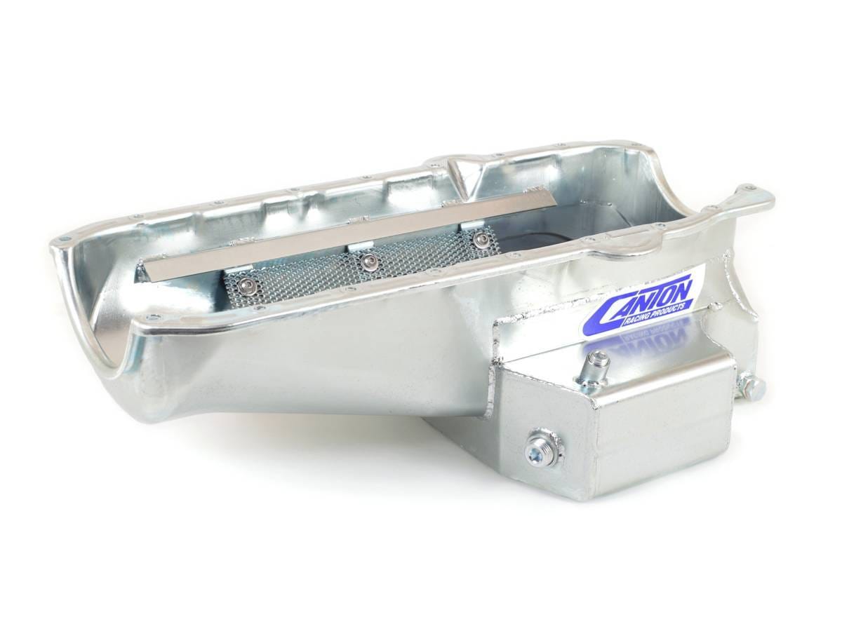 1980-1985 SBC Circle Track 10.5" Long Wet Sump Canton Race Oil Pan thumbnail 2