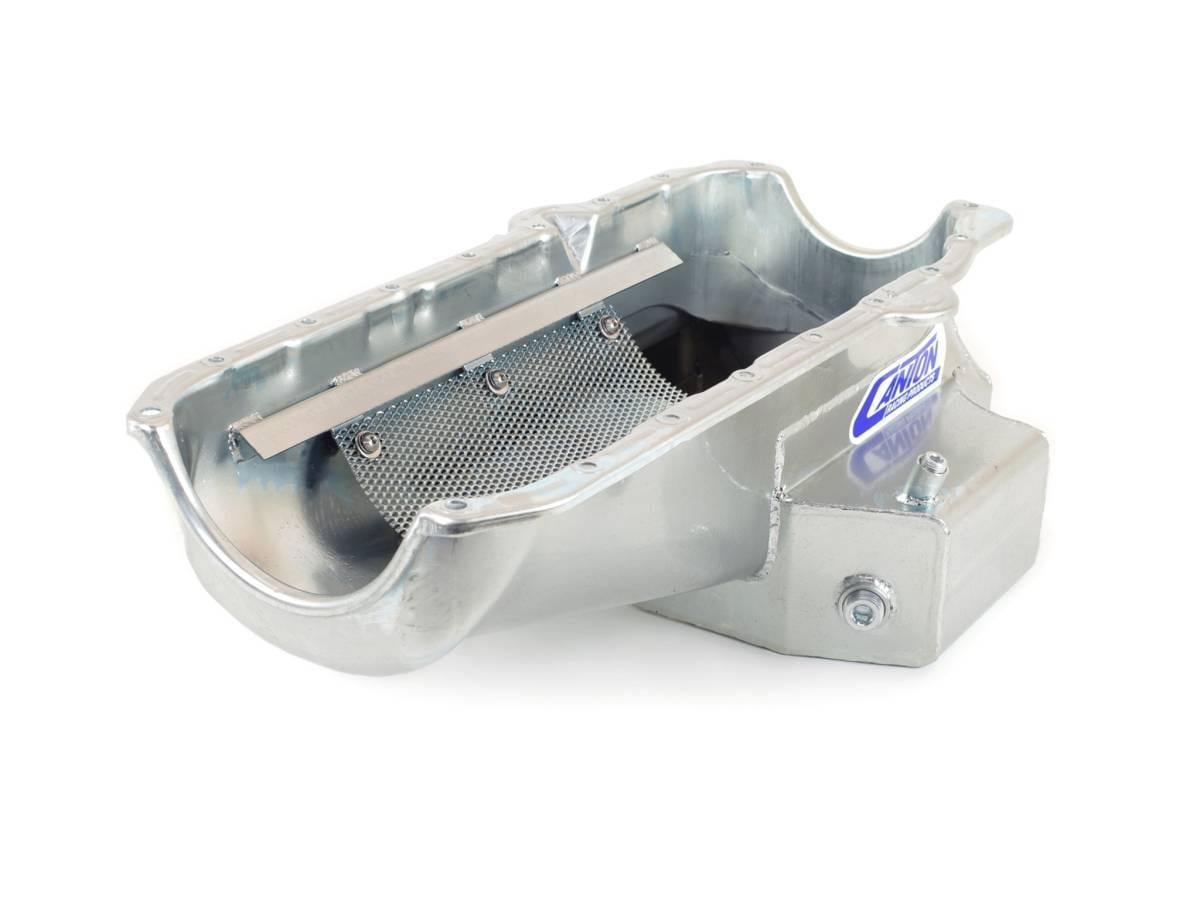 1980-1985 SBC Circle Track 10.5" Long Wet Sump Canton Race Oil Pan thumbnail 3