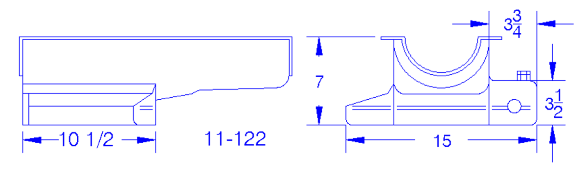 1980-1985 SBC Circle Track 10.5" Long Wet Sump Canton Race Oil Pan thumbnail 5