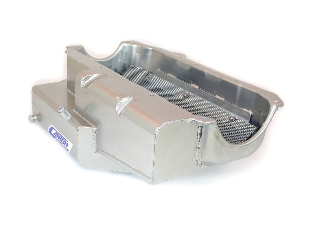 1985-Earlier SBC Open Chassis Pro Wet Sump Canton Race Oil Pan thumbnail 3