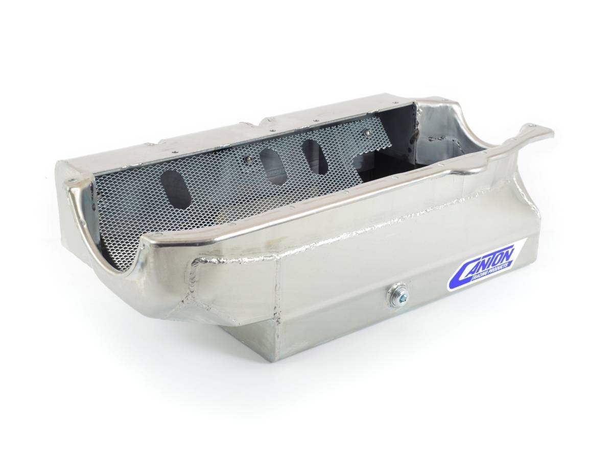 1985-Earlier SBC Open Chassis Pro With Left or Right Starters Wet Sump Canton Race Oil Pan thumbnail 2