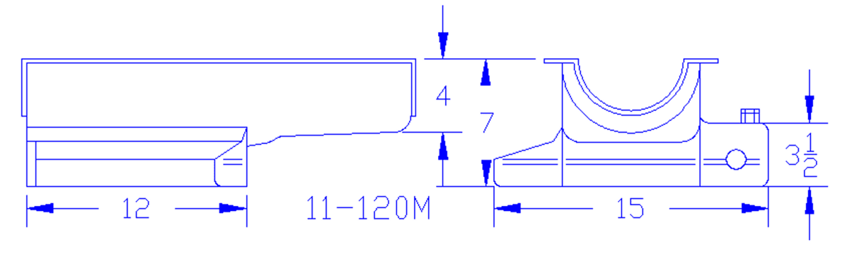 1986-Newer SBC Shallow Circle Track 12" Long Wet Sump Canton Race Oil Pan thumbnail 4