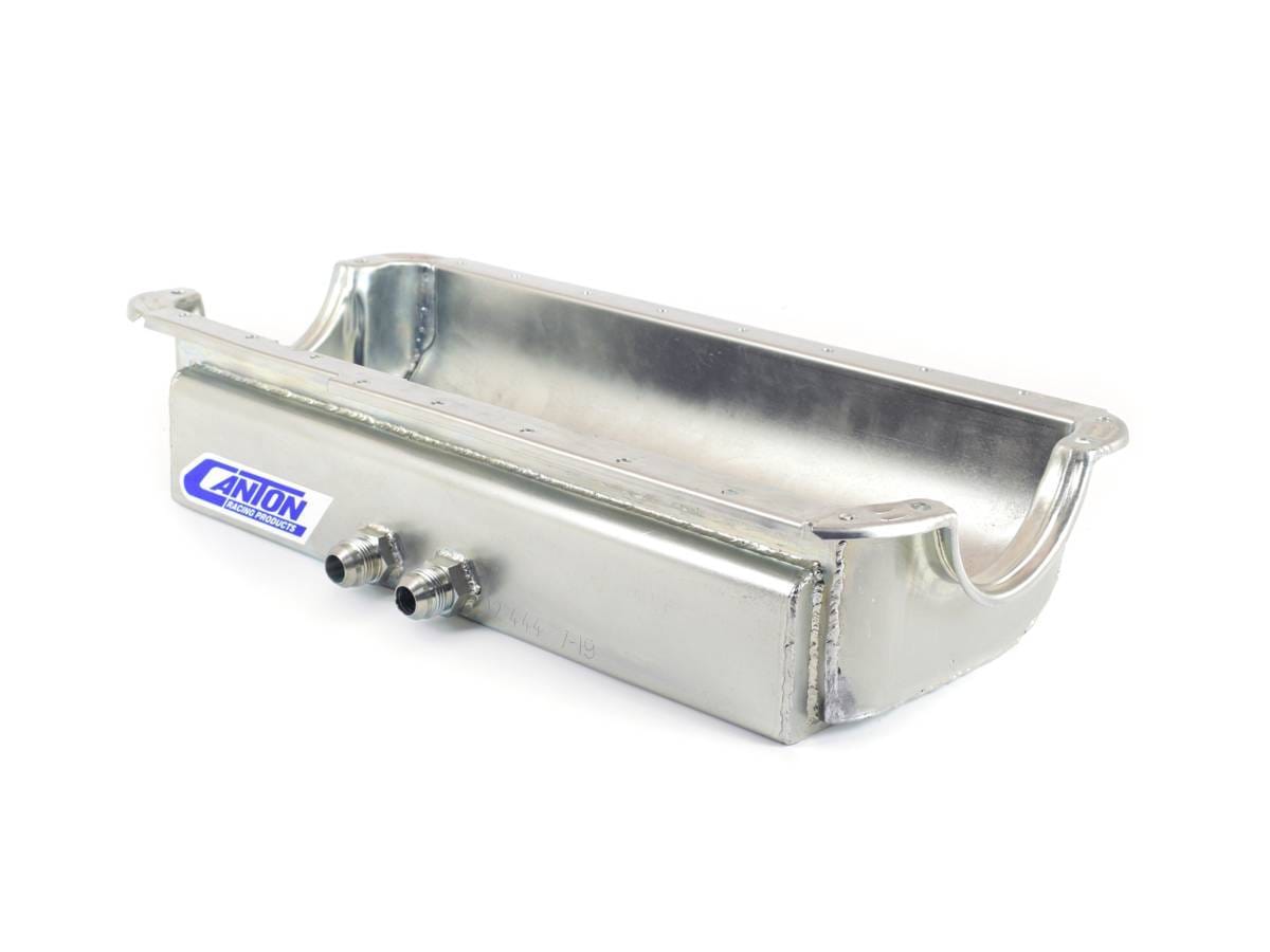 Ford 289-302 Shallow Dry Sump Right Side Pickup Exits Canton Race Oil Pan