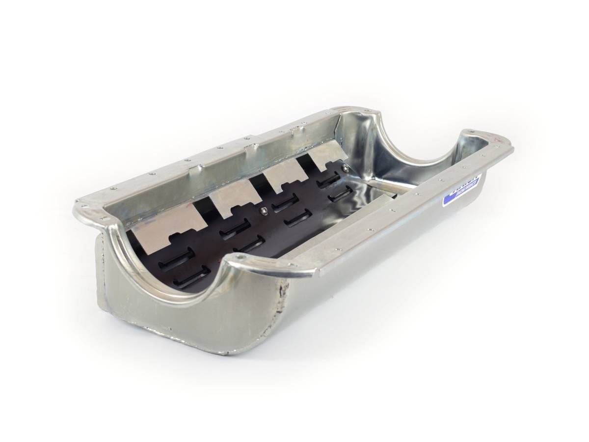 Ford 289-302 Shallow Dry Sump Right Side Pickup Exits Canton Race Oil Pan thumbnail 3