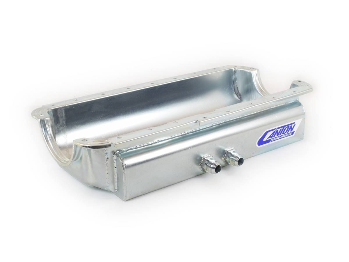 Ford 289-302 Shallow Dry Sump Left Side Pickup Exits Canton Race Oil Pan