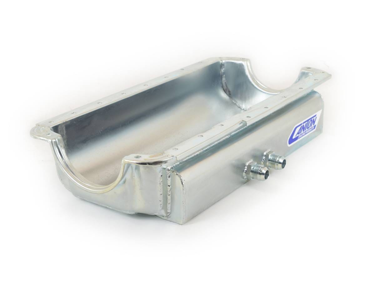 Ford 289-302 Shallow Dry Sump Left Side Pickup Exits Canton Race Oil Pan thumbnail 3