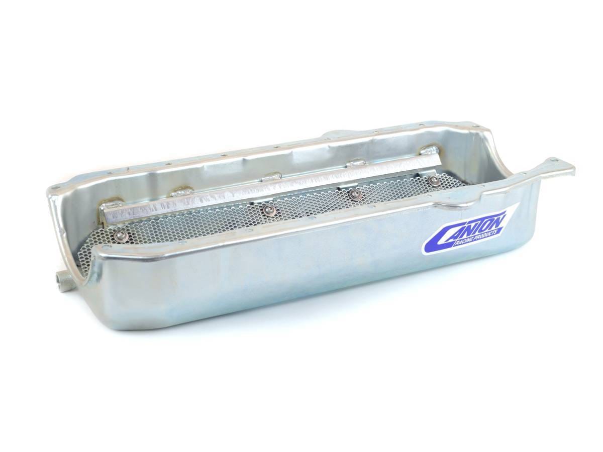 Pre-1985 SBC Dry Sump Right Hand Exits Canton Shallow Race Oil Pan