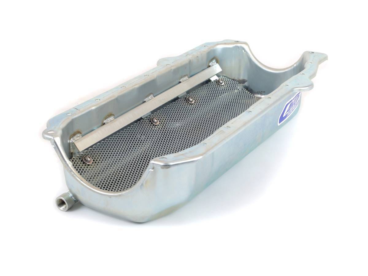 Pre-1985 SBC Dry Sump Right Hand Exits Canton Shallow Race Oil Pan thumbnail 3